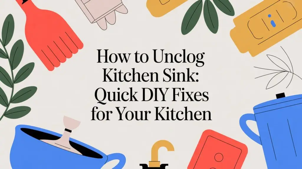 how to unclog kitchen sink